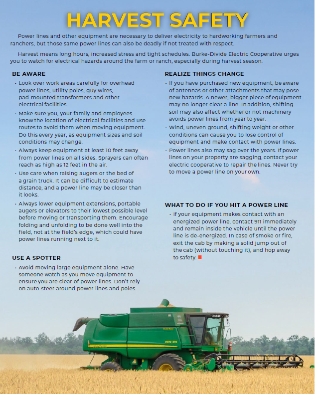 Harvest Safety